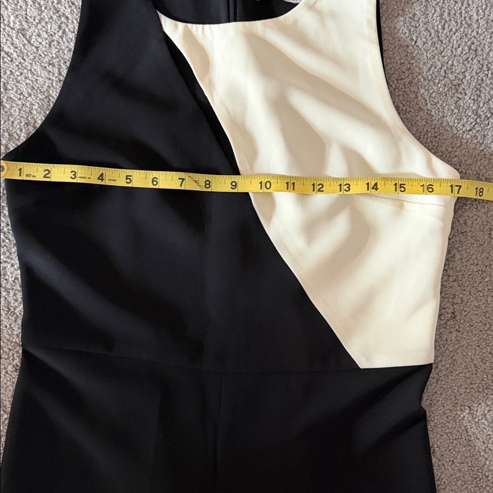 Hope Collection Elegant Black and White Women's Jumpsuit Size 44/8 US NEW - Picture 11 of 13